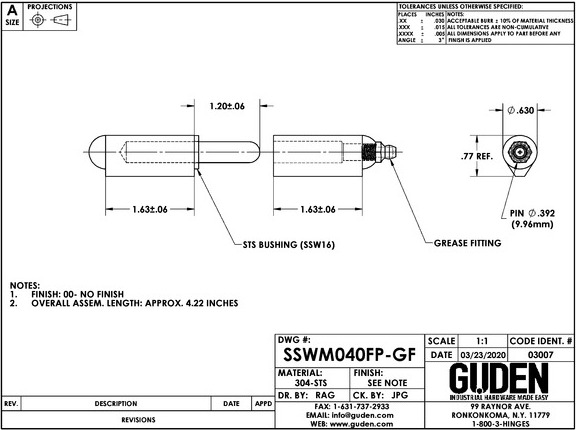 Guden Dwg of SSWM040FP-GF Guden Dwg of SSWM040FP-GF